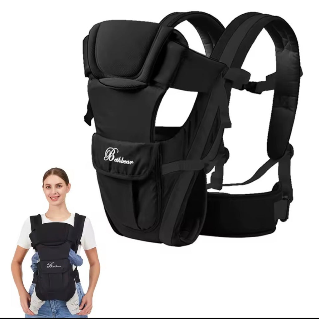 Ergonomic Baby Carrier 4-in-1 – Comfortable Adjustable Infant to Toddler Carrier
